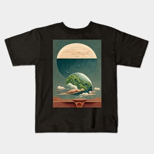Abstract Planet Kids T-Shirt